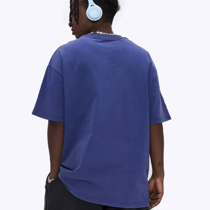 Retro Loose 100% Cotton T Shirt-3
