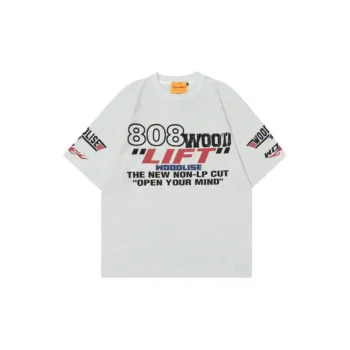 Trendy Loose Racing Lift T Shirt
