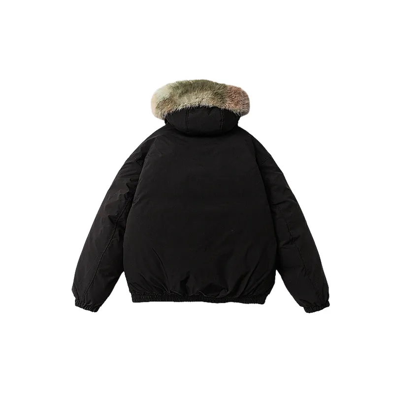 Casual Colorblock Quilted Jacket-1