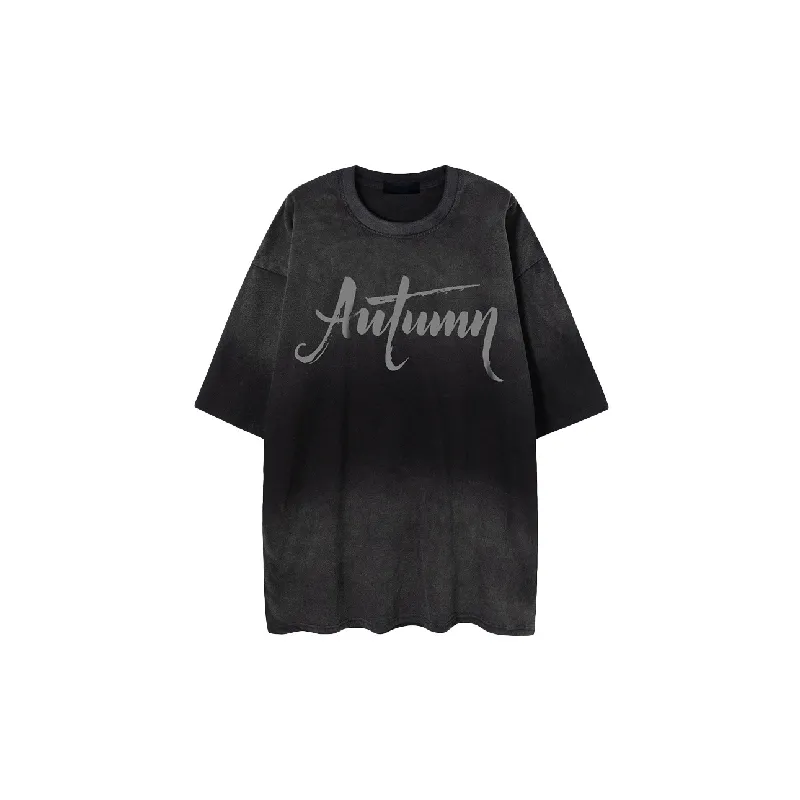 Hip Hop Letter 100% Cotton T-Shirt-0
