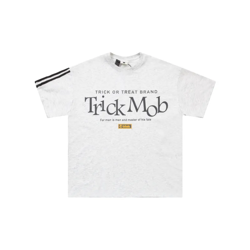 Retro Trendy Striped T Shirt-0