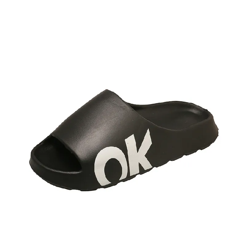 Casual Letter Flip Flops-0