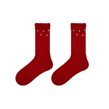 Fashionable Casual Combed Cotton Mid Calf Sock