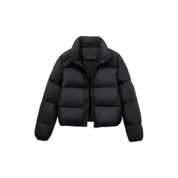 Plain Warming White Duck Down Jacket Women