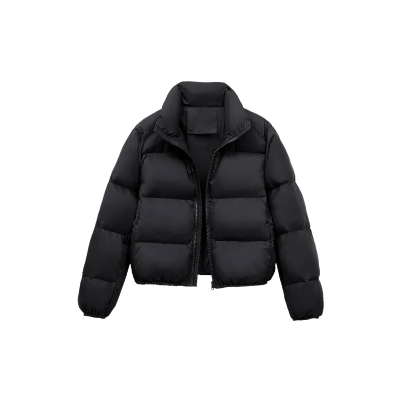 Plain Warming White Duck Down Jacket Women-2
