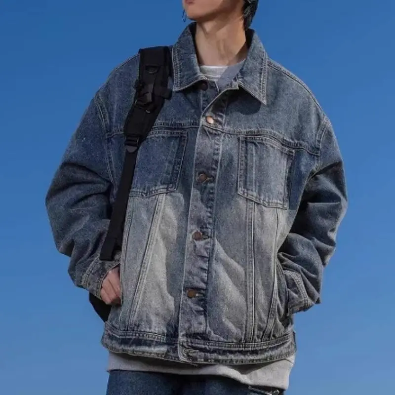Retro Loose Denim Jacket-3