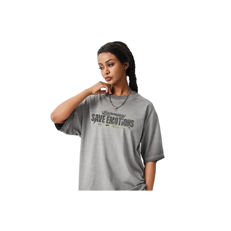 Casual Loose 100% Cotton T Shirt Unisex-7