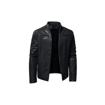Casual Basics Artificial Leather Jacket