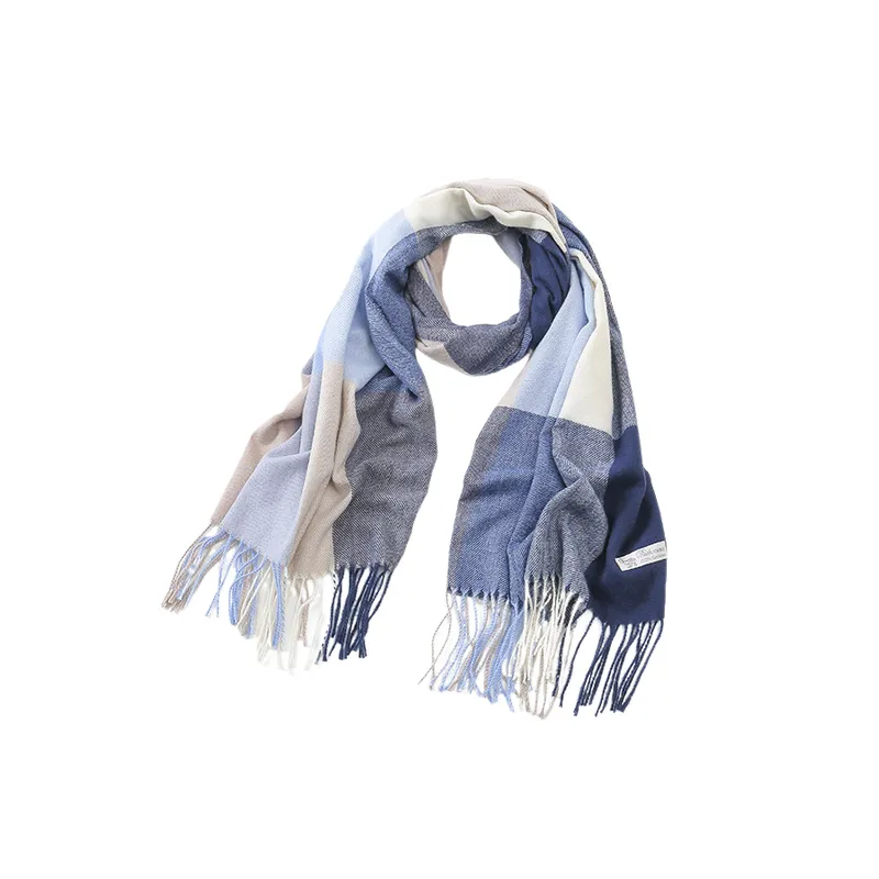 Casual Plain Knit Scarf-5