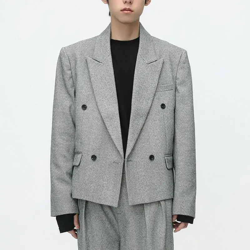 Casual Shoulder Pads Business Suit-4