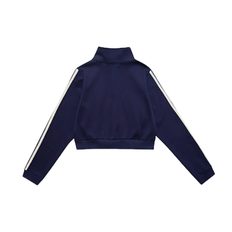 Simple Zipper Sweatshirt Women-5