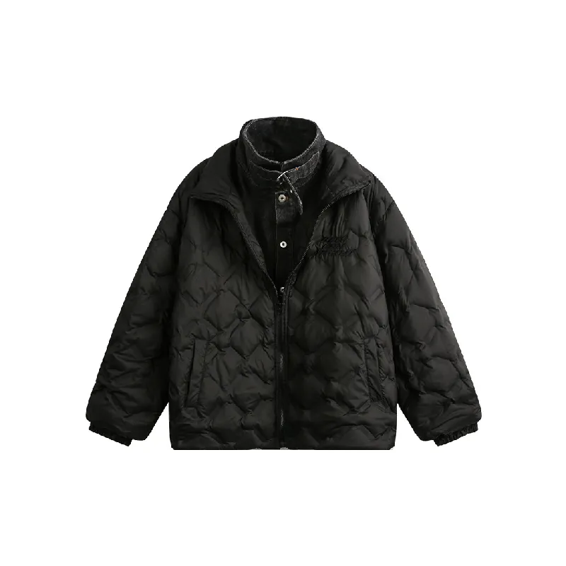 Fashionable Warming Polyester White Duck Down Jacket-0