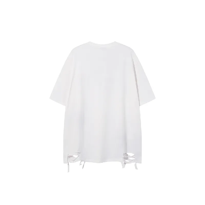 Retro Casual Cotton Blended Fabric T-Shirt Unisex-1