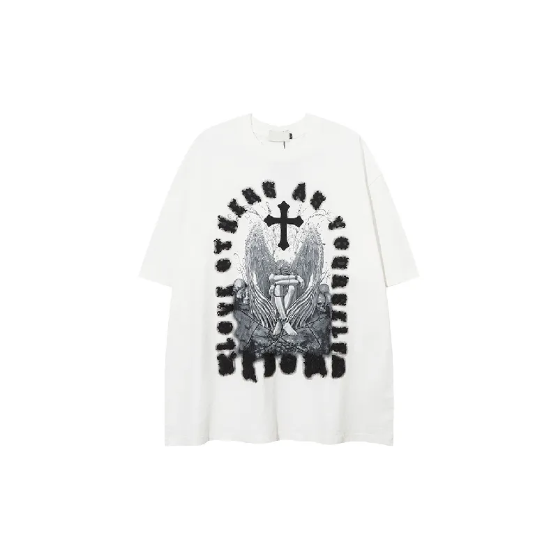 Casual Fashion Cotton T Shirt-0
