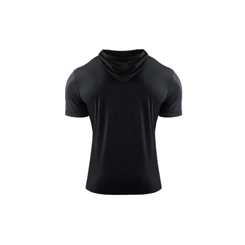 Sporty Short Sleeve Polyester T Shirt-3