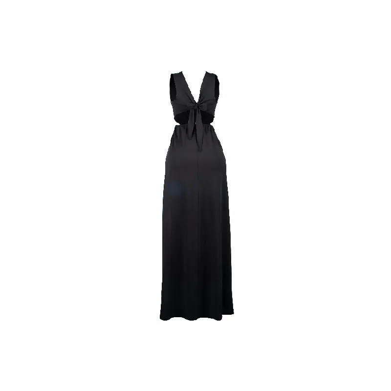 Sexy Plain Milk Fiber Dress Women-1