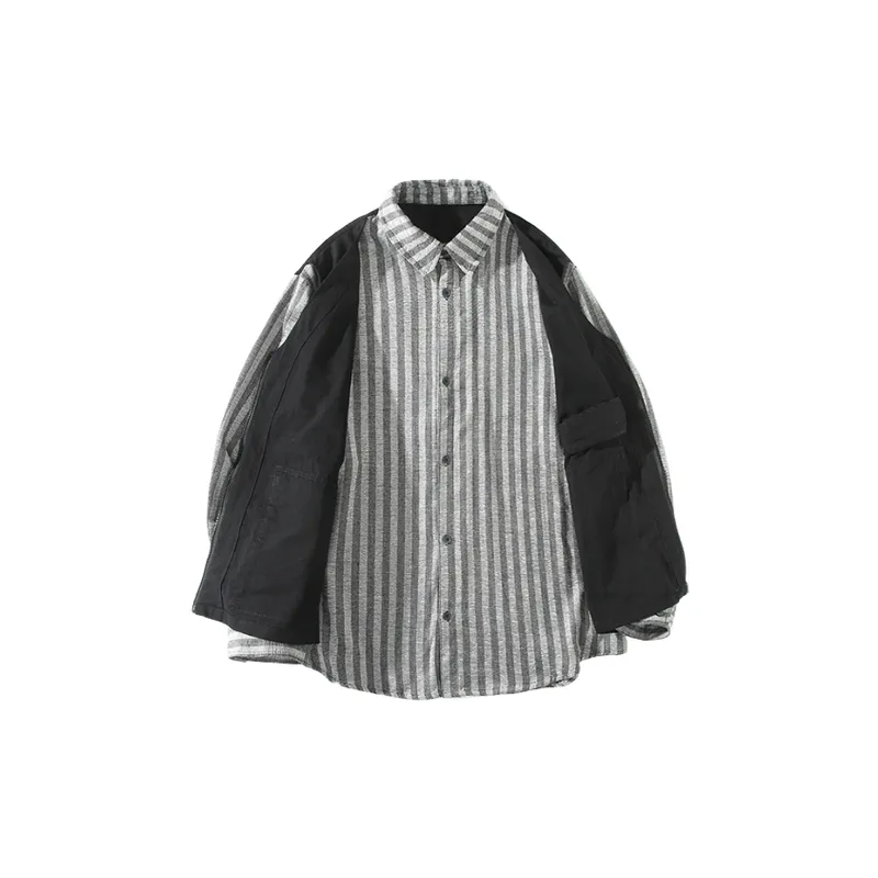 Casual Retro Long Sleeve Shirt-0