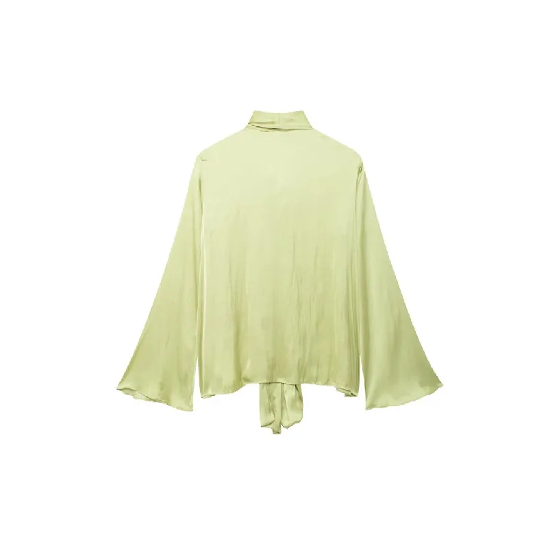 Fashion Simple Polyester Shirt Women-3