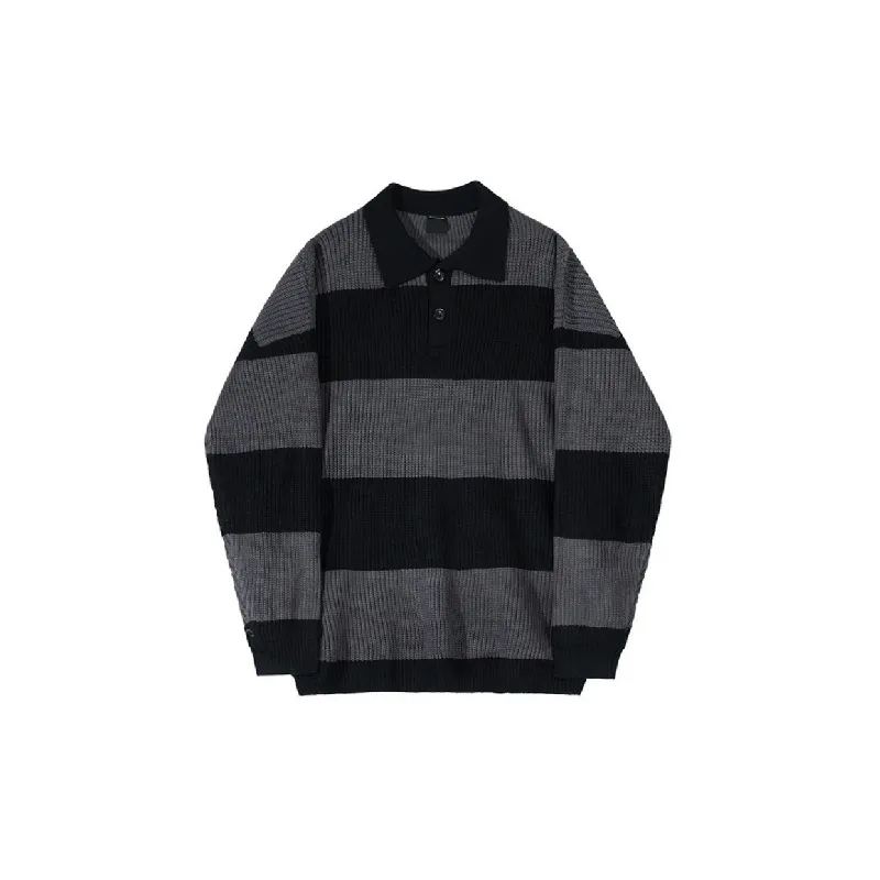 Casual Fashionable Loose Polo-0