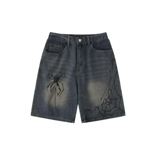 Simple Basics Spider Denim Shorts