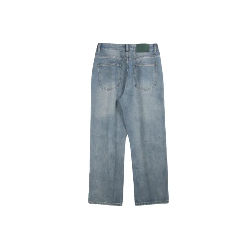 Simple Loose Jeans-1
