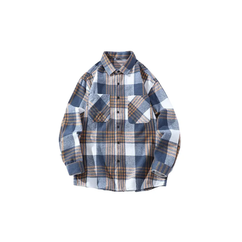 Retro Loose Cotton Blended Fabric Shirt-6