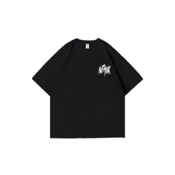 Letter printed Short sleeved T shirt Large Size