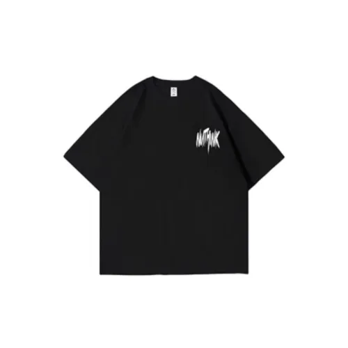 Letter printed Short sleeved T shirt Large Size