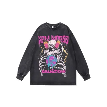 Retro Trendy Cotton Sweatshirt