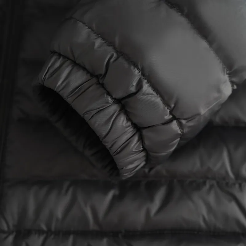 Simple Warm White Duck Down Jacket-3