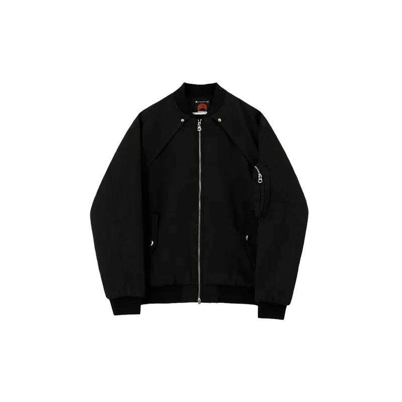 Simple Loose Quilted Jacket-0
