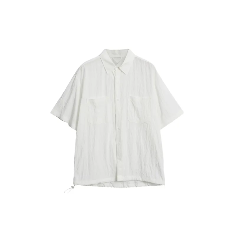 Simple Plain Viscose Shirt-0