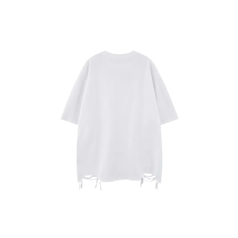 Retro Casual Cotton Blended Fabric T Shirt Unisex-3