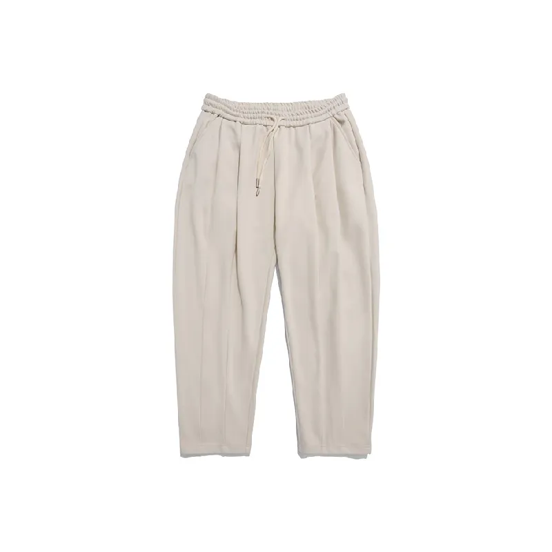 Trendy Plain Blended Synthetic Fabrics Casual Pants-8