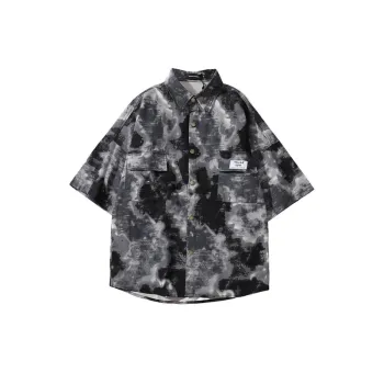 Retro West Coast Camouflage Short Sleeved Shirt