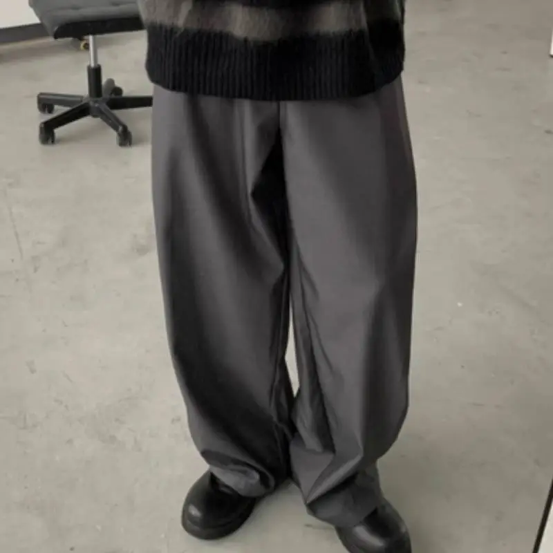 Retro Loose Suit Trousers-4