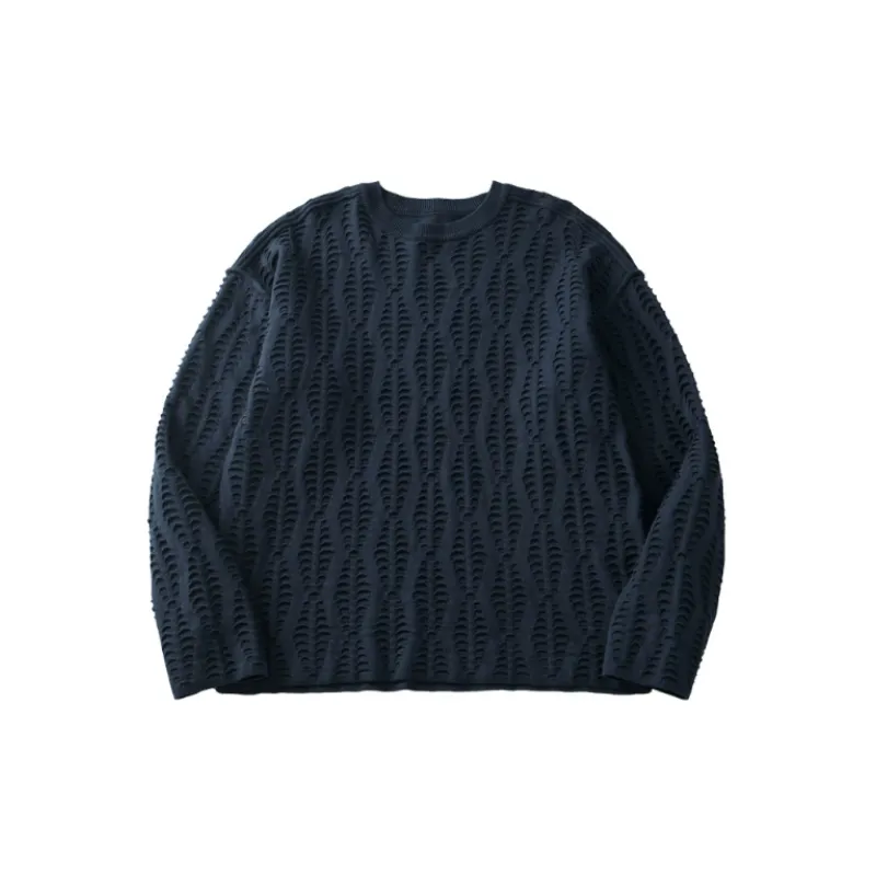 Fashionable Loose Cotton Sweater-0