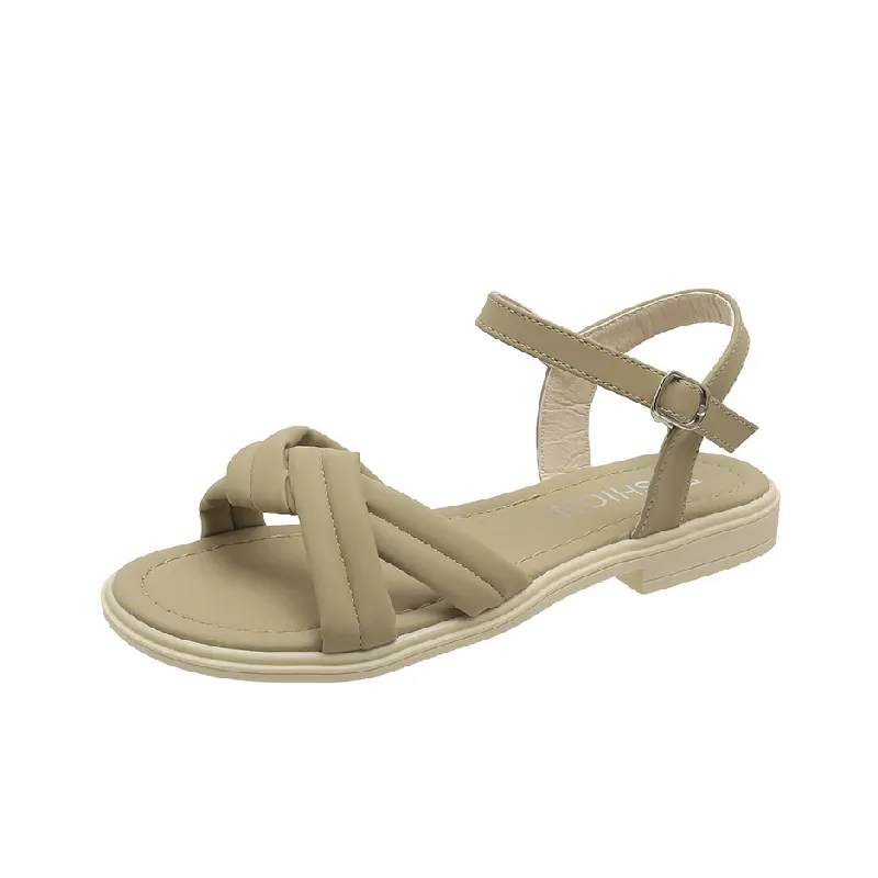 Simple Preppy Beach Sandals-5