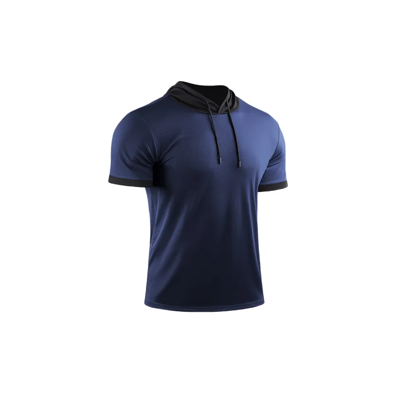 Sporty Short Sleeve Polyester T Shirt-8
