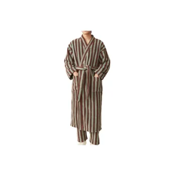Casual Striped Pajama Sets