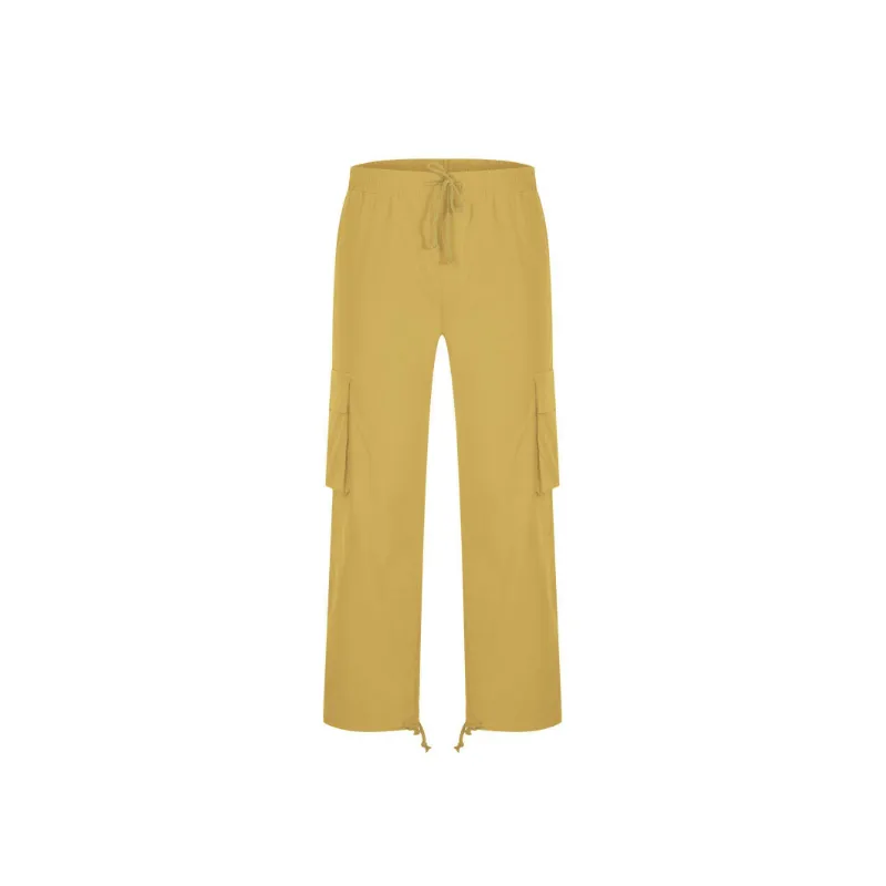 Casual Basics Cotton Blended Fabric Cargo Pants-3