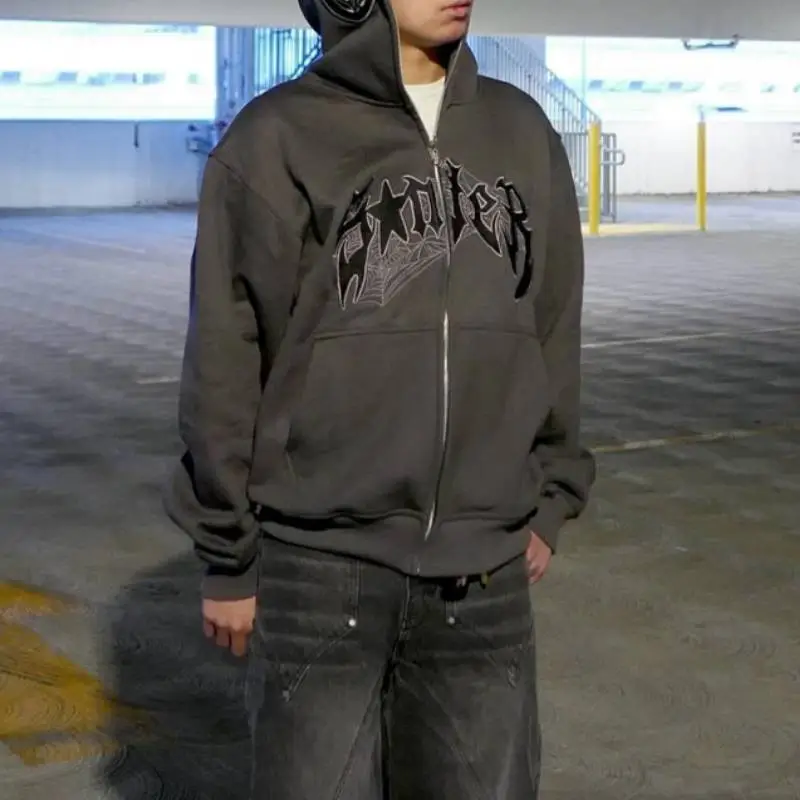 Cool Embroidered Sweatshirt Women-4