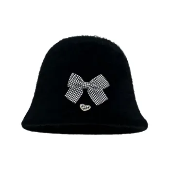 Fashionable Bow Bucket Hat