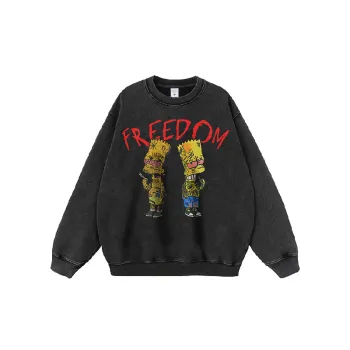 Fashionable Loose Long Sleeve Sweatshirt