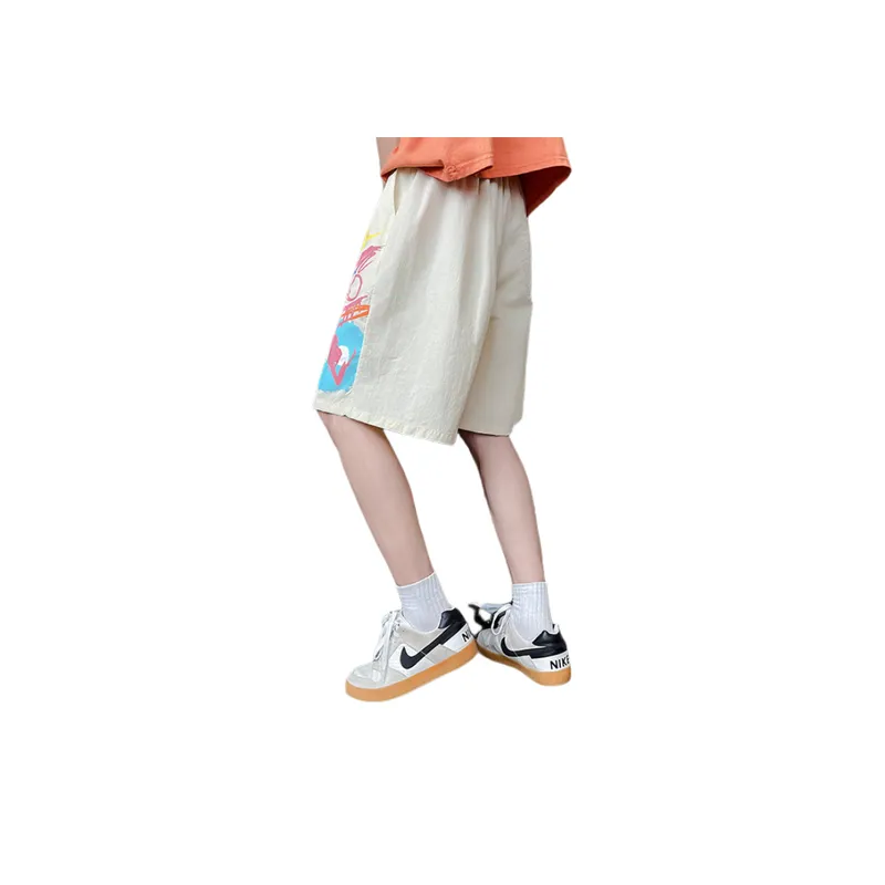 Beach Printed Quick Drying Loose Shorts-3
