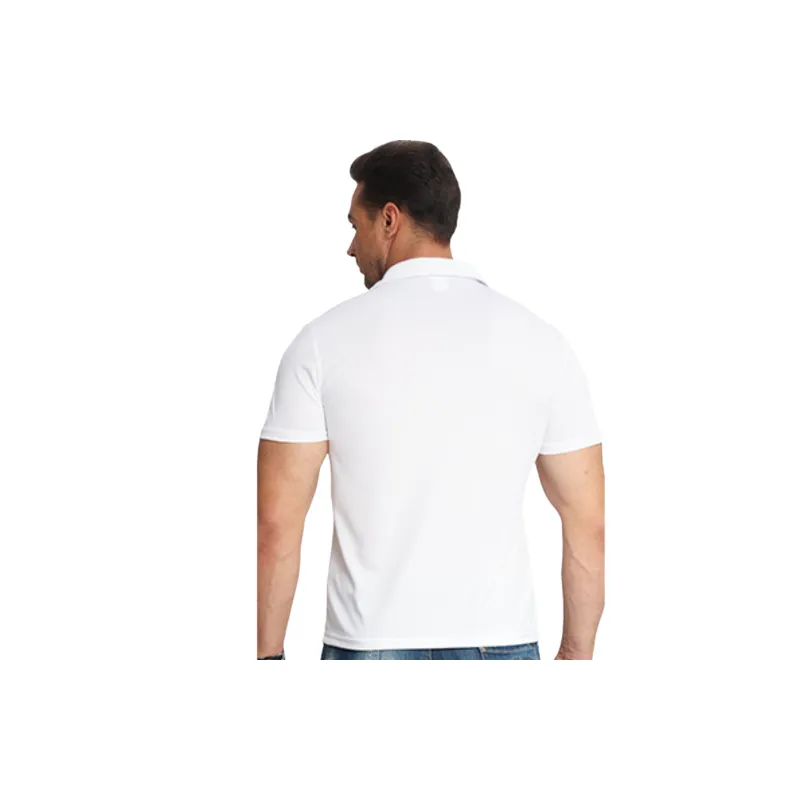 Sporty Plain Nylon Polo Man-3