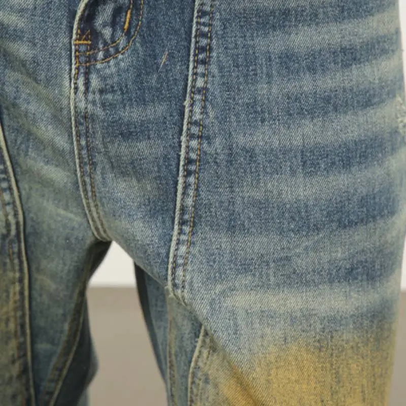 Fashionable Straight Leg Jeans-3