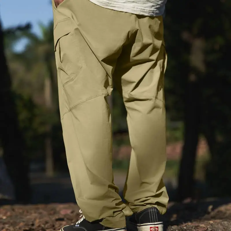 Casual Loose Nylon Sports Pants-3