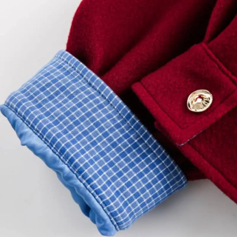 Street Loose Woolen Fabric Jacket-5