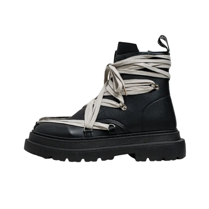 Fashionable Plain Martin Boot-0